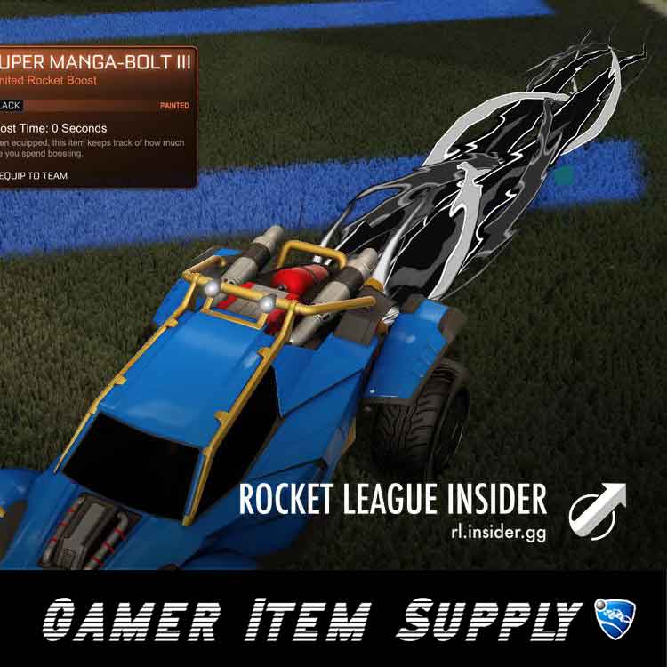 Black Super Manga-Bolt III Rocket Boost